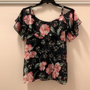 Cabi #5220 Cold Shoulder Cami Tank Style Top Size S